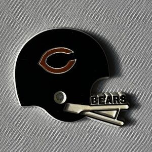 Chicago Bears Vintage Magnet Blue Football Helmet Refrigerator Magnet NFL Retro